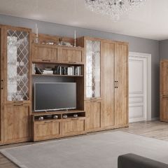 Модульная Гостиная София МДФ Дуб крафт табачный в Тарко-Сале - tarko-sale.mebel24.online | фото