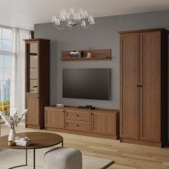 Модульная гостиная Веста (Орех Донской) в Тарко-Сале - tarko-sale.mebel24.online | фото