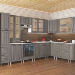 Модульная кухня Луксор клен серый в Тарко-Сале - tarko-sale.mebel24.online | фото 2