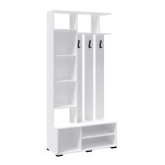 Модульная Прихожая Бриз (Белый/ Дуб юкон) в Тарко-Сале - tarko-sale.mebel24.online | фото 3