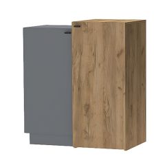Модульная прихожая Квадро (ЛДСП дуб крафт золотой) в Тарко-Сале - tarko-sale.mebel24.online | фото 5