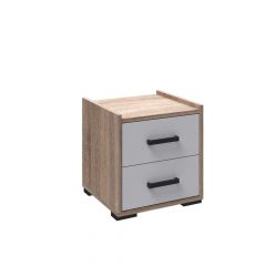 Модульная Спальня Соната (Белый/Дуб сонома) в Тарко-Сале - tarko-sale.mebel24.online | фото 3