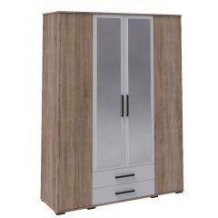 Модульная Спальня Соната (Белый/Дуб сонома) в Тарко-Сале - tarko-sale.mebel24.online | фото 5