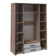 Модульная Спальня Соната (Белый/Дуб сонома) в Тарко-Сале - tarko-sale.mebel24.online | фото 6