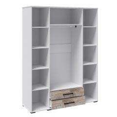 Модульная Спальня Соната (Белый/Дуб юкон) в Тарко-Сале - tarko-sale.mebel24.online | фото 5