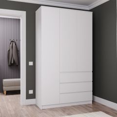 МОРИ МШ 1200.1 Шкаф (белый) в Тарко-Сале - tarko-sale.mebel24.online | фото