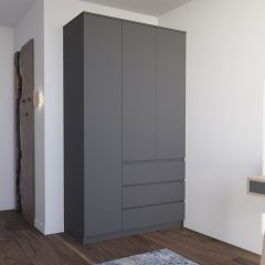 МОРИ МШ 1200.1 Шкаф (графит) в Тарко-Сале - tarko-sale.mebel24.online | фото