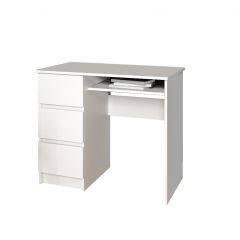МОРИ МС-6 Стол ЛЕВЫЙ (белый) в Тарко-Сале - tarko-sale.mebel24.online | фото
