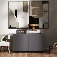 МОРИ МА 900.1 Антресоль/Тумба (графит) в Тарко-Сале - tarko-sale.mebel24.online | фото