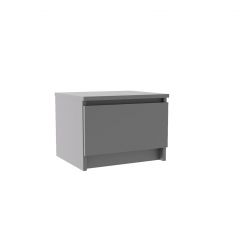 МОРИ ТПМ 400.1 Тумба прикроватная (графит) в Тарко-Сале - tarko-sale.mebel24.online | фото 2