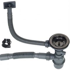 Мойка D400B Octavia MELANA Profline 1,2/200 ГРАФИТ врезная фигурная D400B в Тарко-Сале - tarko-sale.mebel24.online | фото 2