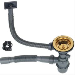 Мойка D7851HG-L MELANA ProfLine 3,0/200 ЗОЛОТО врезная прямоугольная левая D7851HG-L в Тарко-Сале - tarko-sale.mebel24.online | фото 2