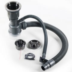 Мойка H6050B MELANA ProfLine 3,0/200 ГРАФИТ врезная прямоугольная с коландером H6050B в Тарко-Сале - tarko-sale.mebel24.online | фото 2
