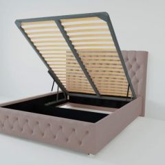 Кровать Версаль с ПМ 800 (велюр темно-серый) в Тарко-Сале - tarko-sale.mebel24.online | фото 2