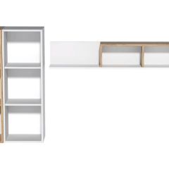 Навесные модули Эльза (Дуб Крафт Золотой/Белый) в Тарко-Сале - tarko-sale.mebel24.online | фото 2