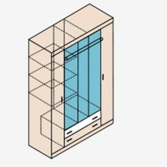НИКА Н13 Шкаф для одежды в Тарко-Сале - tarko-sale.mebel24.online | фото 5