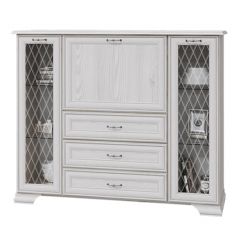 НИКОЛЬ Комод с 2 ст.дв., 1 гл.дв., 3 ящика в Тарко-Сале - tarko-sale.mebel24.online | фото