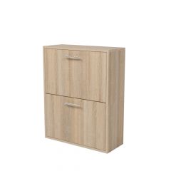 Обувница 2 секции (дуб сонома) в Тарко-Сале - tarko-sale.mebel24.online | фото