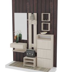 Обувница 3 секции (дуб сонома) в Тарко-Сале - tarko-sale.mebel24.online | фото 4