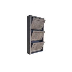 Обувница Комфорт Ф 001 Фасад 3D Жалюзи (3 секции) в Тарко-Сале - tarko-sale.mebel24.online | фото