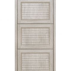 Обувница Комфорт Ф 001 Фасад 3D Жалюзи (3 секции) в Тарко-Сале - tarko-sale.mebel24.online | фото 2