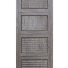 Обувница Комфорт Ф 001 Фасад 3D Жалюзи (4 секции) в Тарко-Сале - tarko-sale.mebel24.online | фото 2