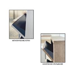 Обувница Комфорт Ф 003 Фасад 3D Бамбук (4 секции) в Тарко-Сале - tarko-sale.mebel24.online | фото 5