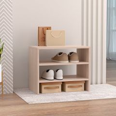 Обувница открытая 550 (ЛДСП Ясень светлый) в Тарко-Сале - tarko-sale.mebel24.online | фото