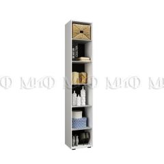 НЭНСИ NEW Пенал 500 (Белый глянец холодный/Белый) в Тарко-Сале - tarko-sale.mebel24.online | фото 2