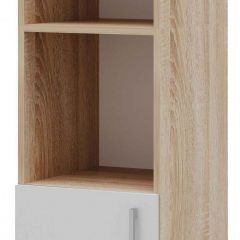 Пенал ПКС-8 Дуб сонома/Белый глянец в Тарко-Сале - tarko-sale.mebel24.online | фото
