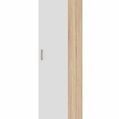 БЕАТРИС Шкаф-Пенал Соло (Дуб Сонома/Белый глянец) в Тарко-Сале - tarko-sale.mebel24.online | фото