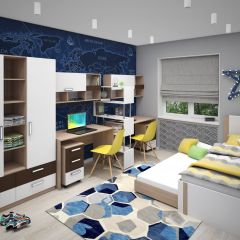 Подростковая Волкер (модульная) в Тарко-Сале - tarko-sale.mebel24.online | фото 2
