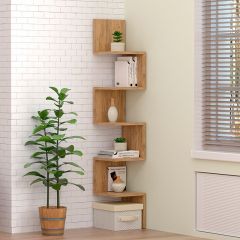 Полка угловая (ЛДСП Дуб крафт золотой) в Тарко-Сале - tarko-sale.mebel24.online | фото