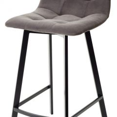 Полубарный стул CHILLI-QB SQUARE графит #14, велюр / черный каркас (H=66cm) М-City в Тарко-Сале - tarko-sale.mebel24.online | фото