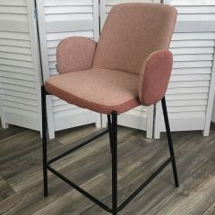 Полубарный стул NYX (H=65cm) VF109 розовый / VF110 брусничный М-City в Тарко-Сале - tarko-sale.mebel24.online | фото