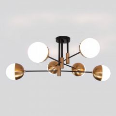 Потолочная люстра Eurosvet Nuvola 70129/6 латунь в Тарко-Сале - tarko-sale.mebel24.online | фото 2