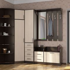 Прихожая ДИАНА-4 сек №5 (Венге/Дуб молочный) в Тарко-Сале - tarko-sale.mebel24.online | фото 3