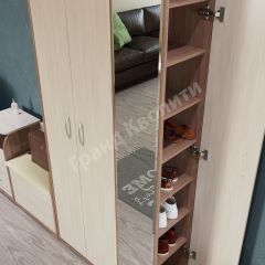 Прихожая ДОМИНО mini Бодега темный/светлый в Тарко-Сале - tarko-sale.mebel24.online | фото 4
