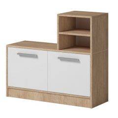 Прихожая Энтер (Белый/Дуб Сонома) Комплектация 3 в Тарко-Сале - tarko-sale.mebel24.online | фото 7