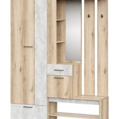 ФАВОРИТ 1 Прихожая (Дуб Делано/Цемент Светлый) в Тарко-Сале - tarko-sale.mebel24.online | фото 2