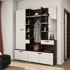 Прихожая Инес ШК770 + ВЗ1000 венге/лоредо в Тарко-Сале - tarko-sale.mebel24.online | фото 2