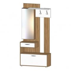 ИНФИНИТИ Прихожая (Модульная) дуб вотан/белый в Тарко-Сале - tarko-sale.mebel24.online | фото 2