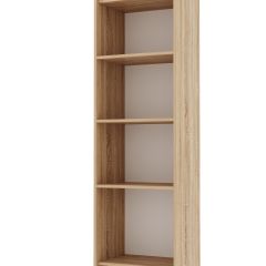 ИТАЛИЯ П-500 Пенал 1 дв. (Дуб сонома/Белый глянец) в Тарко-Сале - tarko-sale.mebel24.online | фото 2