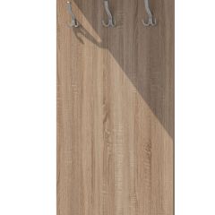 ИТАЛИЯ В-600 Вешалка (Дуб сонома/Белый глянец) в Тарко-Сале - tarko-sale.mebel24.online | фото