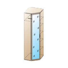 Прихожая Карина композиция 3 (Ясень Асахи) в Тарко-Сале - tarko-sale.mebel24.online | фото 6