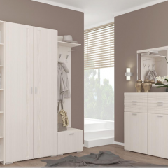 Прихожая ЛОТОС (модульная) Бодега белая в Тарко-Сале - tarko-sale.mebel24.online | фото 2