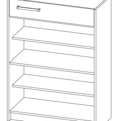 Прихожая Марица Тумба для обуви (ЯШ темный/ светлый) в Тарко-Сале - tarko-sale.mebel24.online | фото 2
