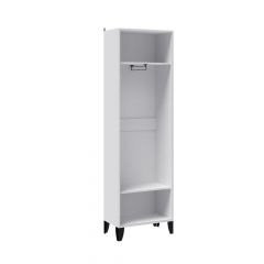 Прихожая Витра Шкаф платяной (Белый/Ателье светлое) в Тарко-Сале - tarko-sale.mebel24.online | фото 2
