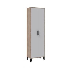 Прихожая Витра Шкаф платяной (Белый/Дуб сонома) в Тарко-Сале - tarko-sale.mebel24.online | фото