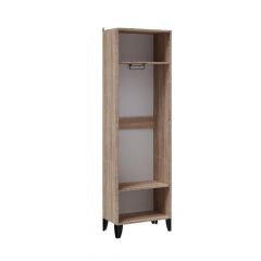 Прихожая Витра Шкаф платяной (Белый/Дуб сонома) в Тарко-Сале - tarko-sale.mebel24.online | фото 2